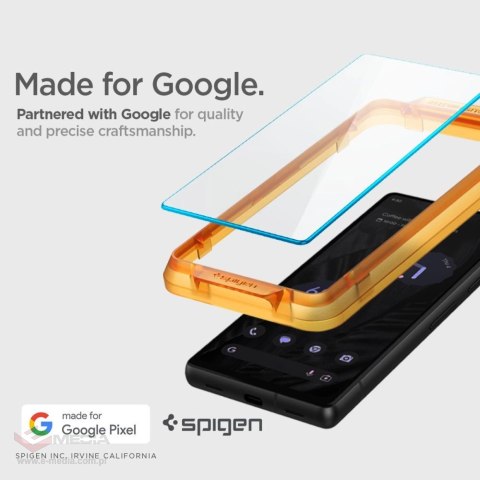 Szkło hartowane Spigen ALM Glas.tR na Google Pixel 7A - 2 szt.