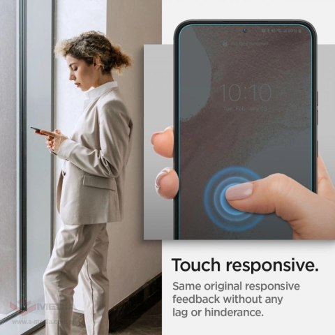 Szkło hartowane Spigen Glas.tR EZ Fit na Samsung Galaxy S22 - 2 szt.