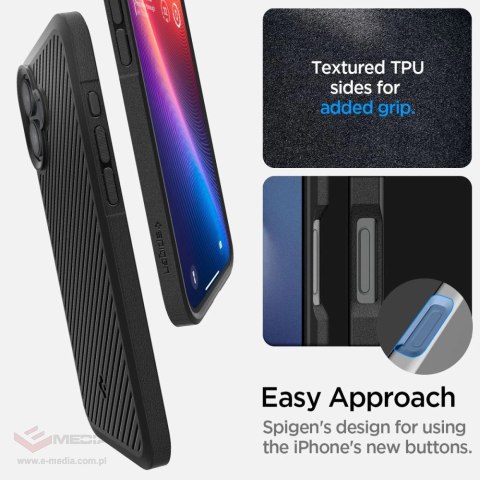 Etui Spigen Core Armor na iPhone 16 - czarny mat