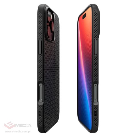 Etui Spigen Liquid Air na iPhone 16 Pro - czarne