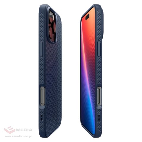 Etui Spigen Liquid Air na iPhone 16 Pro - niebieskie