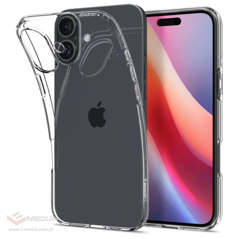 Etui Spigen Liquid Crystal na iPhone 16 - przezroczyste