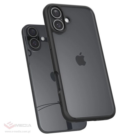 Etui Spigen Ultra Hybrid na iPhone 16 Plus - czarny mat