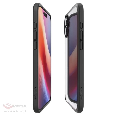 Etui Spigen Ultra Hybrid na iPhone 16 Plus - czarny mat