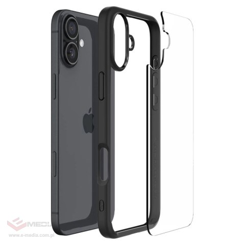 Etui Spigen Ultra Hybrid na iPhone 16 Plus - czarny mat