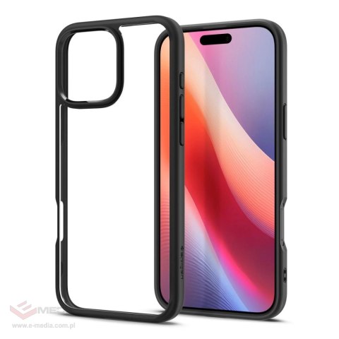 Etui Spigen Ultra Hybrid na iPhone 16 Pro - czarny mat