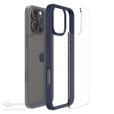 Etui Spigen Ultra Hybrid na iPhone 16 Pro - niebieskie