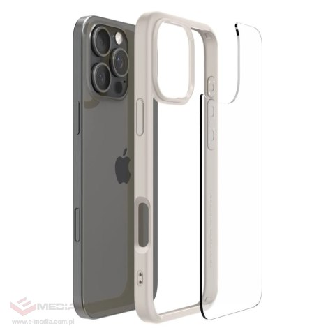 Etui Spigen Ultra Hybrid na iPhone 16 Pro - tytanowe