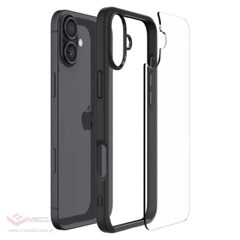 Etui Spigen Ultra Hybrid na iPhone 16 - czarny mat