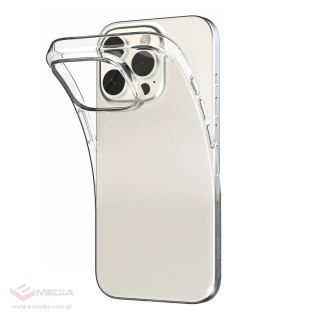 Etui silikonowe Puro 03 Nude do iPhone 16 Pro Max - przezroczyste