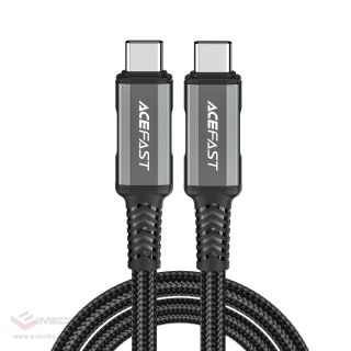 Kabel Acefast C1-09 USB-C / USB-C USB4 PD3.1 5A 1m - szaro-czarny