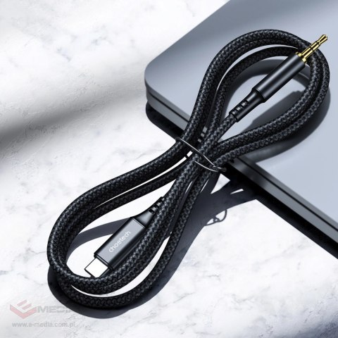 Kabel Choetech AUX006 USB-C / mini jack 3.5mm 1 m - czarny