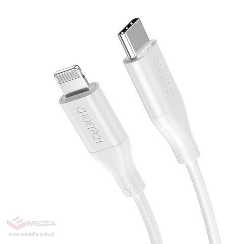 Kabel Choetech IP0040 USB-C / Lightning MFi PD 30W 1.2m - biały