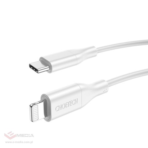 Kabel Choetech IP0040 USB-C / Lightning MFi PD 30W 1.2m - biały