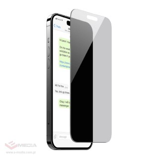 Szkło hartowane Puro Privacy Tempered Glass do iPhone 16 / iPhone 15