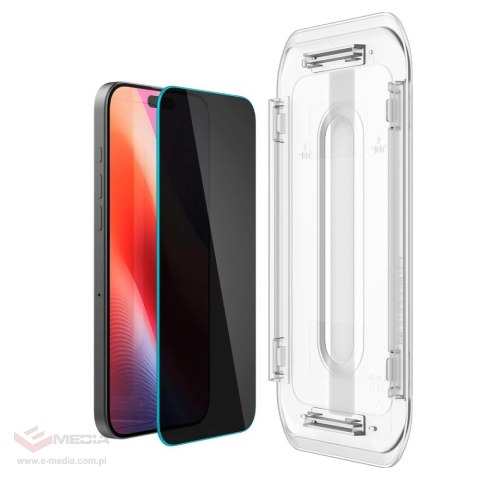 Szkło hartowane Spigen Glas.tR EZ Fit Privacy na iPhone 16 Pro Max - 2 szt.