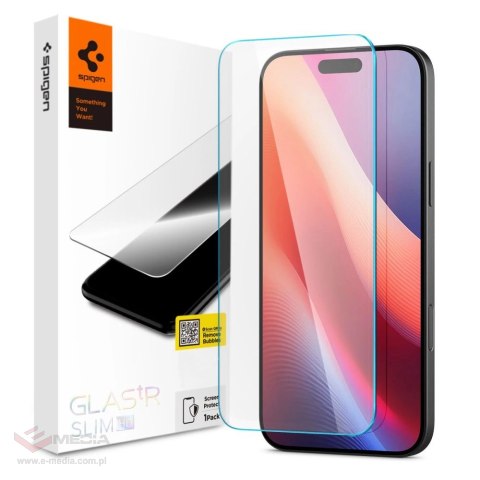 Szkło hartowane Spigen Glas.tR Slim na iPhone 15/16