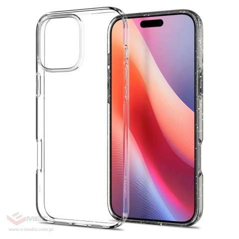 Etui Spigen Liquid Crystal na iPhone 16 Pro Max - przezroczysto-brokatowe