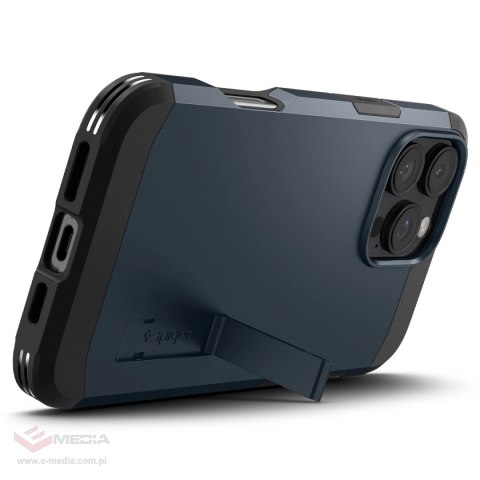 Etui Spigen Tough Armor MagSafe z podstawką na iPhone 16 Pro Max - ciemnoszare