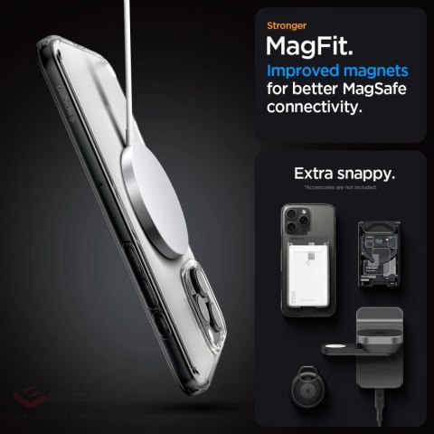 Etui Spigen Ultra Hybrid Mag z MagSafe na iPhone 16 Pro Max - przezroczyste