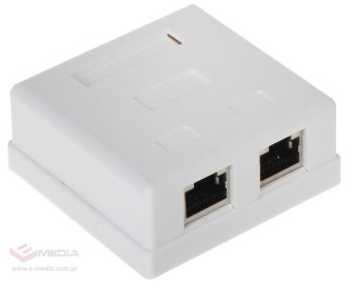 GNIAZDO KOŃCOWE RJ45-2G5/6 PODWÓJNE