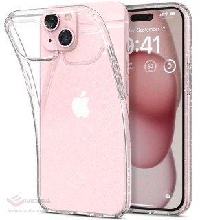 Etui Spigen Liquid Crystal na iPhone 15 Plus - przezroczysto-brokatowe