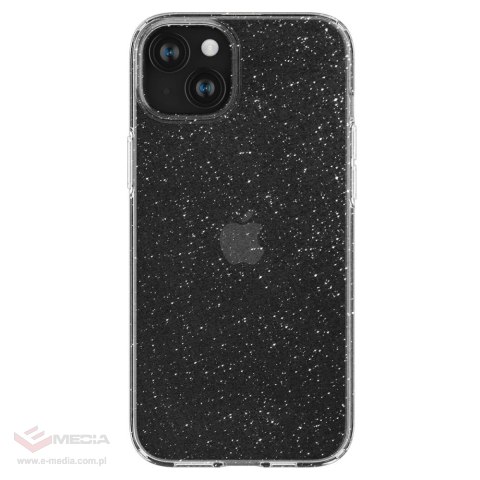 Etui Spigen Liquid Crystal na iPhone 15 Plus - przezroczysto-brokatowe