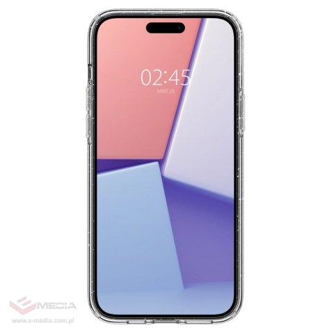 Etui Spigen Liquid Crystal na iPhone 15 Plus - przezroczysto-brokatowe