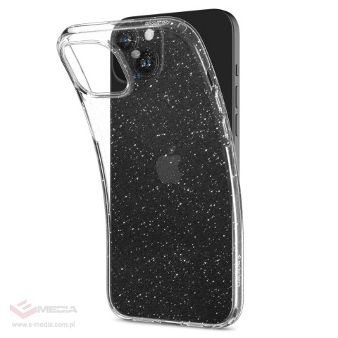 Etui Spigen Liquid Crystal na iPhone 15 Plus - przezroczysto-brokatowe