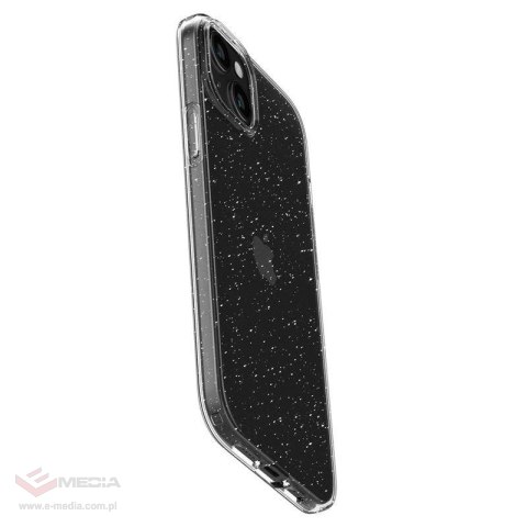 Etui Spigen Liquid Crystal na iPhone 15 Plus - przezroczysto-brokatowe