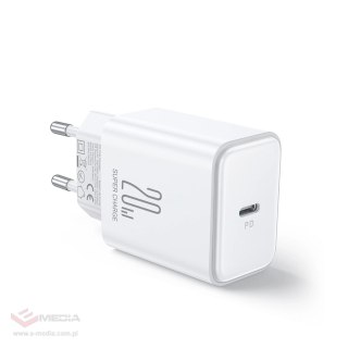 Ładowarka Joyroom JR-TCF06 20W USB-C PD z kablem USB-C / Lightning - biała