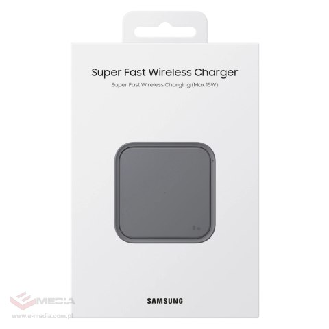 Ładowarka Samsung Wireless Charger Pad EP-P2400TBEGEU indukcyjna 15W + ładowarka sieciowa + kabel USB-C - czarna