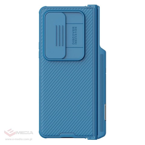 Nillkin CamShield Pro Case (suit) etui Samsung Galaxy Z Fold 4 pokrowiec z osłoną na aparat podstawka niebieskie