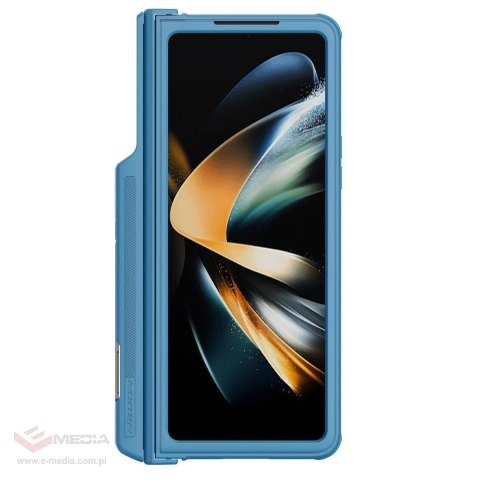 Nillkin CamShield Pro Case (suit) etui Samsung Galaxy Z Fold 4 pokrowiec z osłoną na aparat podstawka niebieskie