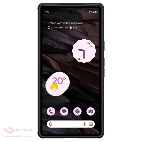 Pancerne etui Google Pixel 7a z osłoną na aparat Nillkin CamShield Pro Case - czarne