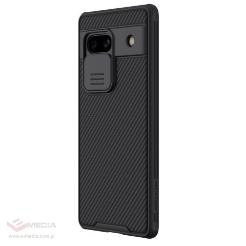 Pancerne etui Google Pixel 7a z osłoną na aparat Nillkin CamShield Pro Case - czarne