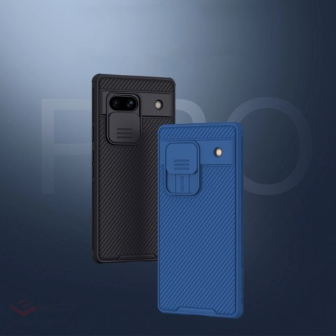 Pancerne etui Google Pixel 7a z osłoną na aparat Nillkin CamShield Pro Case - czarne