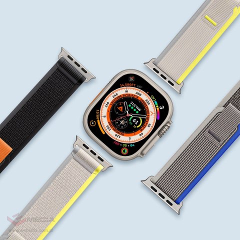 Sportowy pasek na rzepy do Apple Watch Ultra / 9 / 8 / 7 / 6 / SE / 5 / 4 / 3 / 2 / 1 (42, 44, 45, 49 mm) Dux Ducis Strap YJ Ver