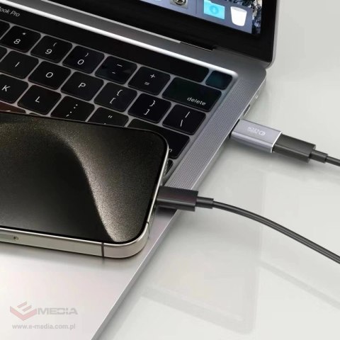 Adapter Tech-Protect UltraBoost USB-C (męski) / Lightning (żeński) - szary