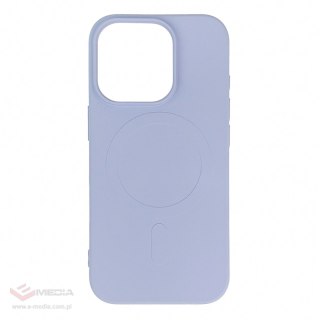 Etui Liquid Silicone Case MagSafe na iPhone 16 Pro Max - lawendowe