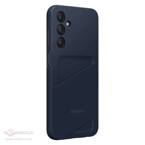 Etui Samsung Card Slot Case EF-OA256TBEGWW z kieszenią na karty do Samsung Galaxy A25 5G - czarno-niebieskie