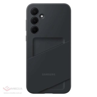 Etui Samsung Card Slot Case EF-OA356TBEGWW z kieszenią na karty do Samsung Galaxy A35 - czarne