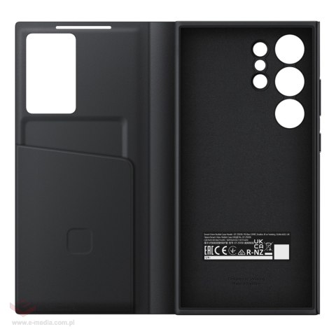 Etui Samsung Smart View Wallet EF-ZS928CBEGWW z klapką do Samsung Galaxy S24 Ultra - czarne