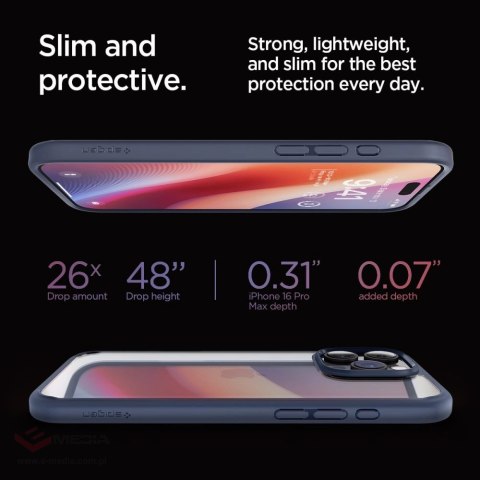 Etui Spigen Ultra Hybrid na iPhone 16 Pro Max - niebieskie