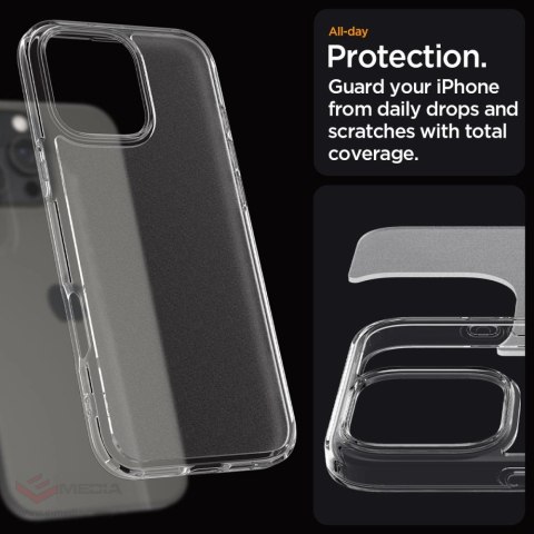 Etui Spigen Ultra Hybrid na iPhone 16 Pro Max - przezroczyste