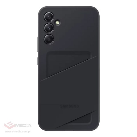 Samsung Card Slot Cover etui Samsung Galaxy A34 5G pokrowiec portfel na kartę czarne (EF-OA346TBEGWW)