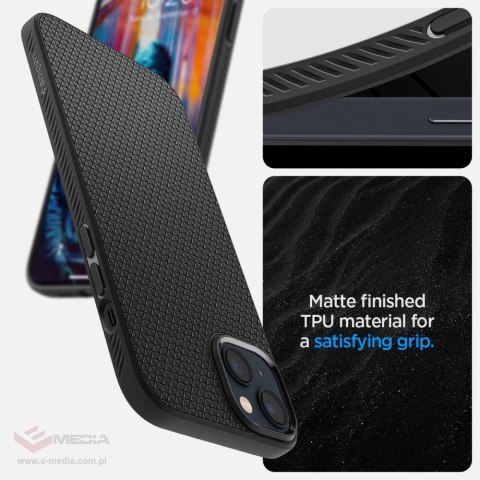 Etui Spigen Liquid Air na iPhone 14 - czarny mat