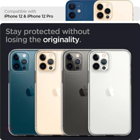 Etui Spigen Ultra Hybrid na iPhone 12 / iPhone 12 Pro - przezroczyste