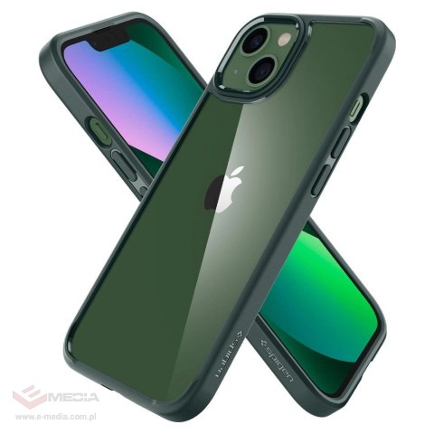 Etui Spigen Ultra Hybrid na iPhone 13 - ciemnozielone