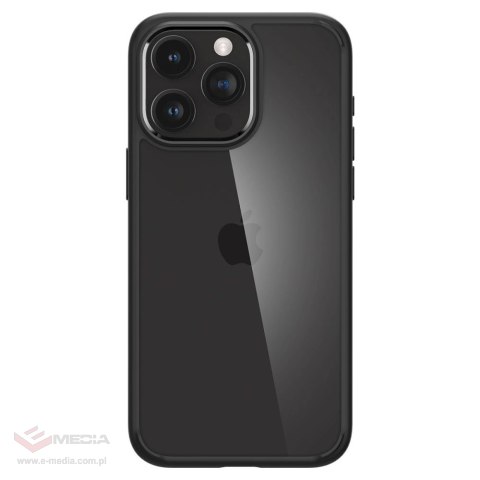 Etui Spigen Ultra Hybrid na iPhone 15 Pro - czarny mat